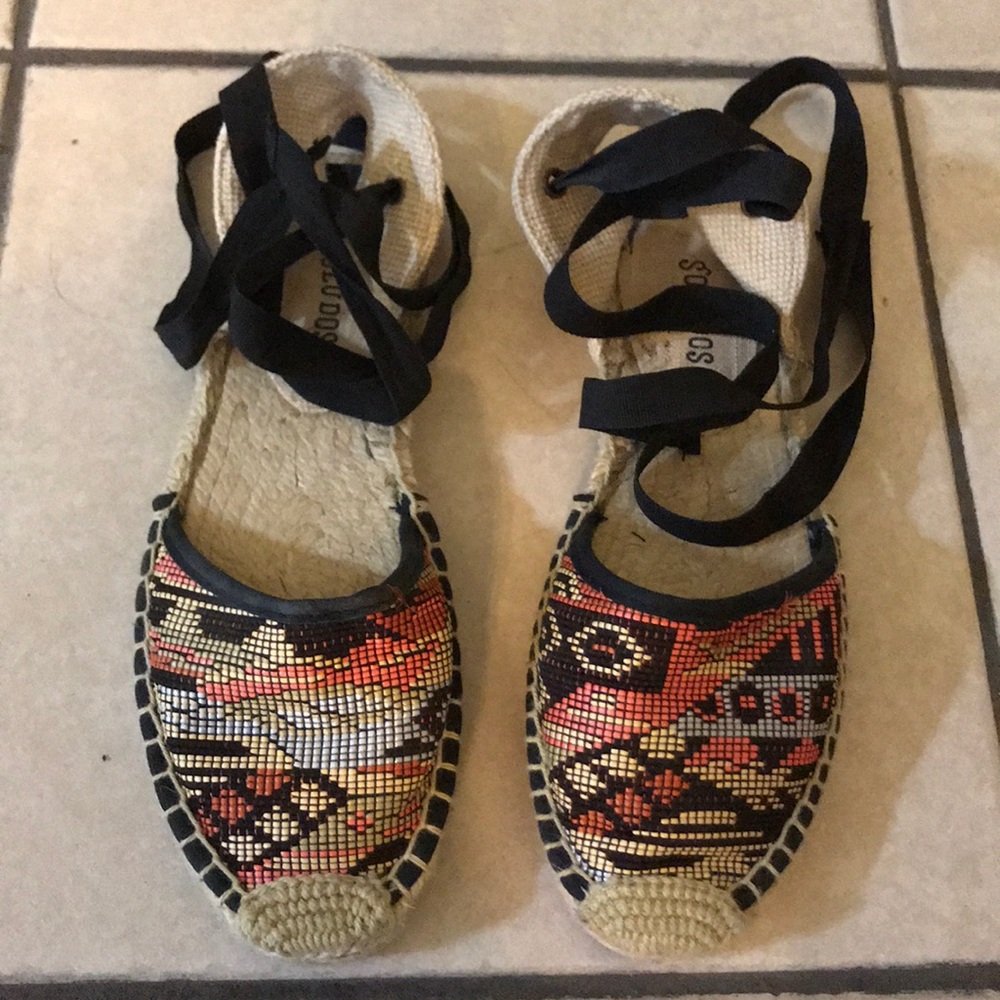 Soludos ankle wrap espadrilles